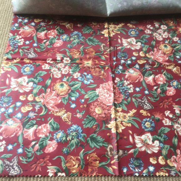 Decorative Fabric. Flowers & Butterflies. 5 pcs. - Picture 9 of 9